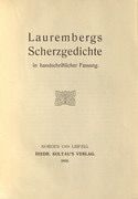 Schröder-Edward_Laurembergs-Scherzgedichte